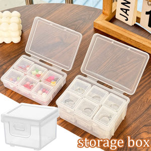 ช่องที่เก็บพลาสติกกล่องพร้อมฝาปิดกล่องเก็บโปร่งใสที่ใส่สิ่งเล็กๆเคสใส่ของที่เก็บพลาสติกอเนกประสงค์