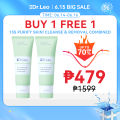 Dr.Leo Fresh Start 2X Hybrid Facial Cleanser 80ml Amino Acid Cleanser + Cleansing Clay Mask Deep Cleansing and Gentle Face Wash Oil Control Facial Wash Skincare. 