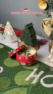 Christmas gift Box Set of Scented Candles Soybean wax plant essential oil deodorizing scented candles