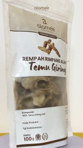 ALAMEE Temu Giring Kering Organik Iris Kuning Gajah Rempah Rimpang Alami Bumbu Seasoning Masak 50gr