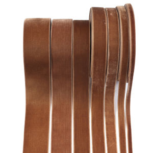 6-38mm Brown Velvet Ribbon Handmade Wedding Party Christmas Decoration Ribbons For Gifts Wrapping DIY Bowknot Sewing Fabric