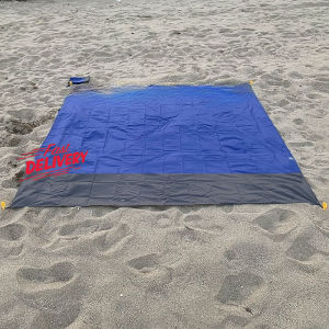 Waterproof Pocket Picnic Mat Outdoor Camping Portable Beach Mat Waterproof Plaid Polyester Picnic Blanket Beach Mat