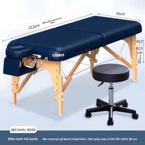 Bàn Massage Gấp Đặt Nhanh cho Nhà Dùng Làm Đẹp và Vật Lý Trị Liệu
