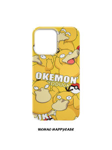 Cartoon Half Cover Duck Phone Case Suitable for  15Promax Huawei Mate60 P70/P40 Nova9/8/7 Xiaomi 13/12 Honor 70/80 Couples