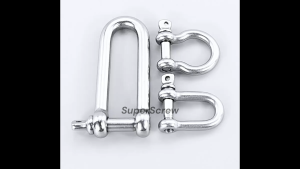 304 Stainless Steel D Type Shackle U Shaped Shackle Hook M4 M5 M6 M8 M10 M12