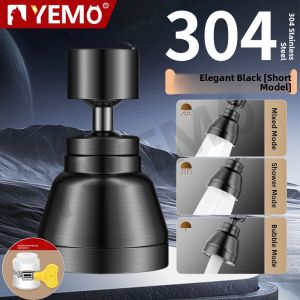 YEMO | Splash-Proof Kitchen Faucet Extender with Rotatable Shower Head