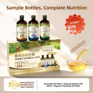 Grandpas Farm | Organic Flaxseed and Walnut Baby Food Oil