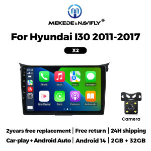 Android 14 Intelligent Car audio system For Hyundai i30 II 2 GD 2011-2017 Wireless Carplay 9INCH Car Radio GPS Stereo Head Unit
