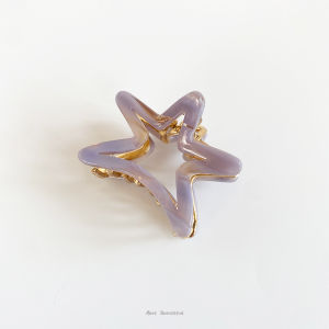 Acetate XINGX Grip Female Fancy 2024 New Arrival Headdress Metal Shark Clip Half Tie High Ponytail Hair Clip Grip