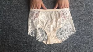M to 3XL Widening Enlarged Lace High Stretch Lace Panties Women High Waist Tummy Control