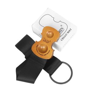 IRIN | Double Hole Nonslip Endpin Rest Holder Protector Anchor Mat Cello Bass Anti-slip Pad Universal Cello With Adjustable Strap