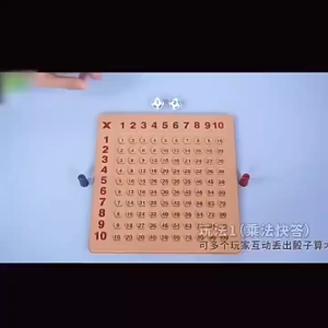 Oldlaiben Magnetic Multiplication Board Montessori Arithmetic Educational Toy Kids Mathematics Learning Puzzle Game