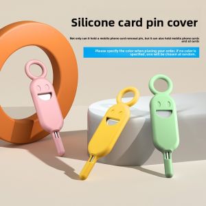 WEIDONGFANG | Multi-Brand Compatible SIM Card Removal Tool Portable Creative Keychain with Anti-Loss Pin and Storage Case