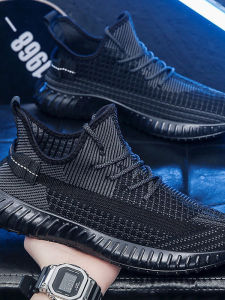 Giày Thể Thao Nam Mùa Hè Thoáng Khí Đế Mềm Lưới Dệt Máy Đế Mềm Hấp Thụ Sốc Thường Ngày Giày Thể Thao Thoáng Khí