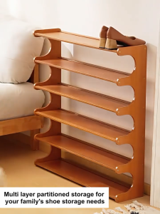 On Hand Bamboo Shoe Cabinet Table Shelf Storage Rack Wooden Shoe Cabinet Storage Rack Shoe Organizer