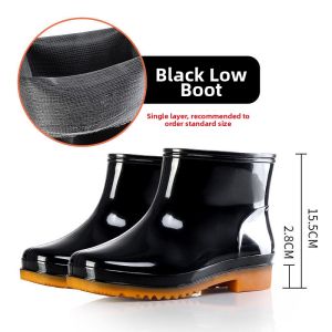 NAIFUNA | chukka boots men Chemical Resistant Slip-resistant Mens High Shaft Waterproof Boots