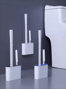 【i.Rumah】Upgrade Creative Silicone toilet brush 360° No Dead Angle Cleaning Tool Easy Toilet Cleaning home helper 馬桶刷