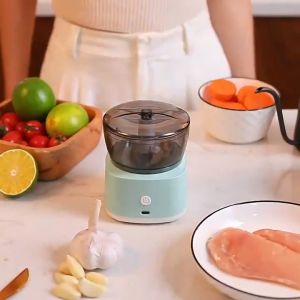 PORMA Food Processor Mini Meat Grinder Chopper Electric Multi-Function Grinder USB Charging Vegetable Garlic Chili Masher Shredder