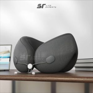 Gối Cổ U Văn Phòng Công Thái Học Kê Cổ Cao Su Non Chống Đau Mỏi Vai Gáy Tựa Cổ Đi Máy Bay Ô Tô Du Lịch - Sairui