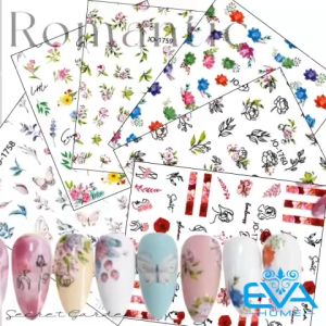 Miếng Dán Móng Tay 3D Chủ Đề Hoa Nghệ Thuật Flower Abstract Colecction JO1756 / JO1757 / JO1758 / JO1759 / JO1760