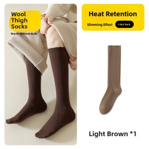 JIAZINI | Wool Lined Thick Warm Compression Slimming Knee-High Socks