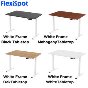 FlexiSpot H1 Manual Hand Crank Height Adjustable Desk 1000x600mm/1200x600 Size Options
