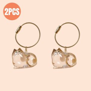 2Pcs Pet Hair Keepsake Box Memorial Bottle for Cat Fur Storage Container for DIY Decoration Gift for Pet Lovers Home Display