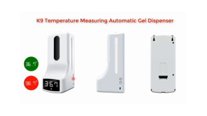 FAST DELIVERY MOMO Pengukur Suhu Thermometer Digital Hand Non Contact with Soap Dispenser 1L