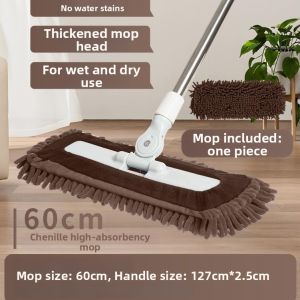 Efficient Cleaning Dry & Wet Use Flat Mop