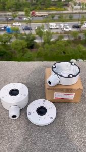 Waterproof CCTV Camera Junction Box Wall Mounted Security Camera Cable Box Hemisphere Bracket