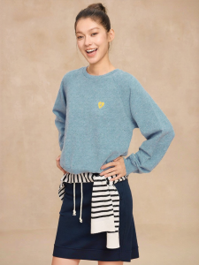 Champion | Round Neck Fall New Simple Macaron Love Design Hoodie