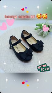 MSA Sepatu Pesta Anak Perempuan 7-8 Tahun Hitam