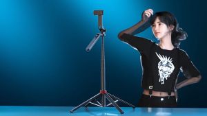 4in1 Multifunctional Selfie Stick 360° Rotation with LED Fill Light Monopod Tripod with Wireless Remote and Phone Holder 1.6M Extendable Selfie Stick Tripod for Group Selfie/Live Streaming/Video Recording Compatible with iPhone/Android/GoPro