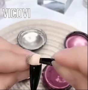 ผงขัดเล็บออโรล่า ทอง เงิน โรสโกลด์ ผงกระจก 6g Rosegold gold silver Mirror Glitter Nail Aurora พร้อมส่งจ้า