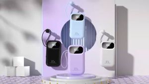 TMD Super Fast Charging Y-342 Powerbank 22.5W 10000mAh 20000mAh 25000mAh LED Display Built-In 3 Cables Compatible for Micro & Type-C Supports iPh 16/15/14/13