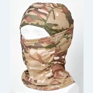 RAGON Tactical Camouflage Balaclava Cycling Full Face Mask Outdoor Hunting Hiking Helmet Inner Cap Skiing Scarf