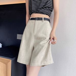 La Chapelle | Quần Shorts A-Line Cao Bụng Tencel Linen Mát Mẻ