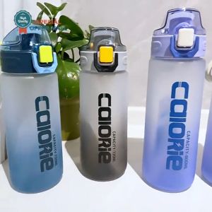 【Gradient Color】Fashion 800ml Sports Water Bottles with Scale Portable Tumbler Leak-Proof BPA Free