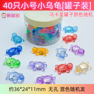 Mini Gem Toy Acrylic Crystal Turtle Childrens Plaything Kindergarten Reward Prize Static Animal Model Toy for Boys And Girls