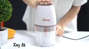 Máy Xay Osaka Nắp Vàng Đồng Chia Vạch - Máy Xay Sinh Tố Đa Năng OSAKA 750ml Máy Xay Thịt Cá Xay Thực Phẩm