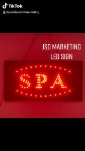 Energy saving light billboard Flashing Mode SPA-LED SIGN (Small-Large)