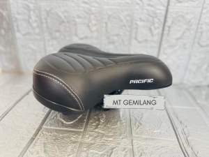 sadel sepeda shock absorption lipat mtb empuk per pegas not gel saddle universal jok reflektif