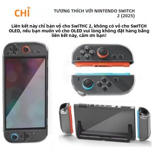 Ốp Lưng Trong Suốt Cho Nintendo Switch 2 Bảo Vệ Tay Cầm Joycon Của TECTINTER