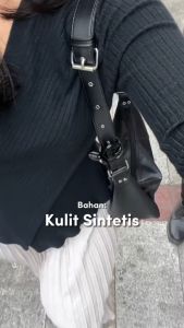 Tas selempang wanita murah ARIELLA BAG import shoulder bag silver tas silver wanita premium - BASHIRA GALLERY