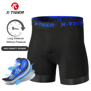 X-TIGER Cycling Shorts Breathable Mesh Cycling Underwear Gel Pad Shockproof MTB Bike Shorts Bicycle Underwear
