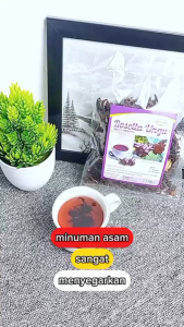 rosela ungu menurunkan asm urat hipertensi diabets mellitus melansingkan tubuh menghmbat sel kanker mencegah sariwan dan panas dalam menambah pitalitas merdakan batuk
