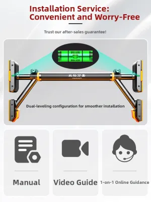 XINYIWANJIA | Height Increasing No Drilling Pull Up Bar for Kids Swing and Gym Rings