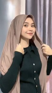 PASMINA INNER OVAL JERSEY / HIJAB JILBAB KERUDUNG PASHMINA INSTAN INNER INARA BAHAN KAOS JERSEY / PASHMINA OVAL INER BANDO INSTAN JERSEY TERBARU BAYAR DI TEMPAT