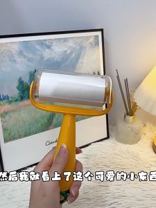 🔥Fast Delivery🔥Pet Hair Removal Brush Pet Comb Strong Sticky Lint Roller Tearable Paper Reusable Refillable Cat Fur Remove Clean