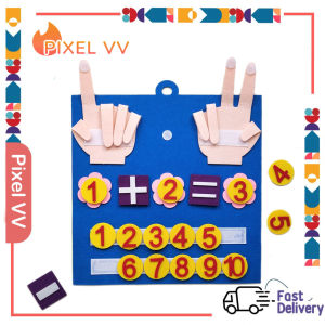 Kid Felt Finger Numbers Math Toy Montessori Toys Children Counting Early Learning For Toddlers  Intelligence Develop 30*30cm